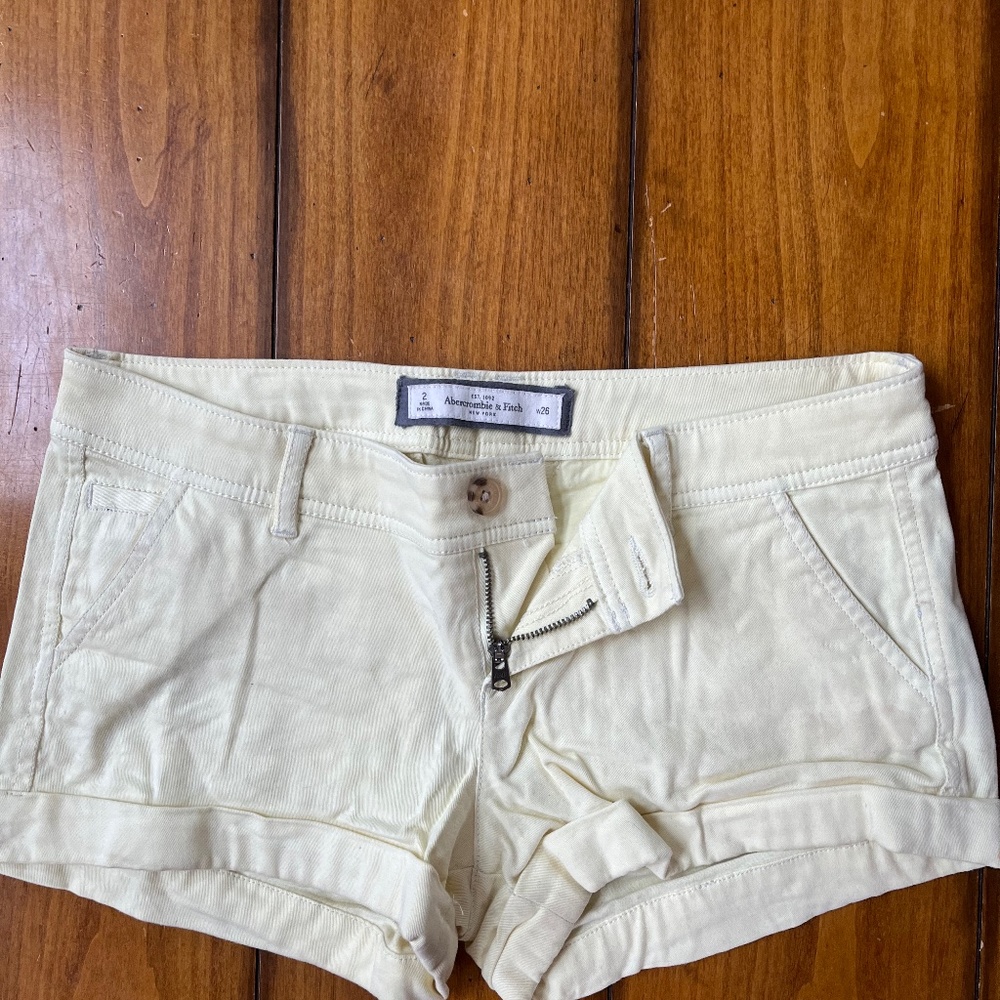 Y2K Abercrombie & Fitch Low Rise Canvas Shorts